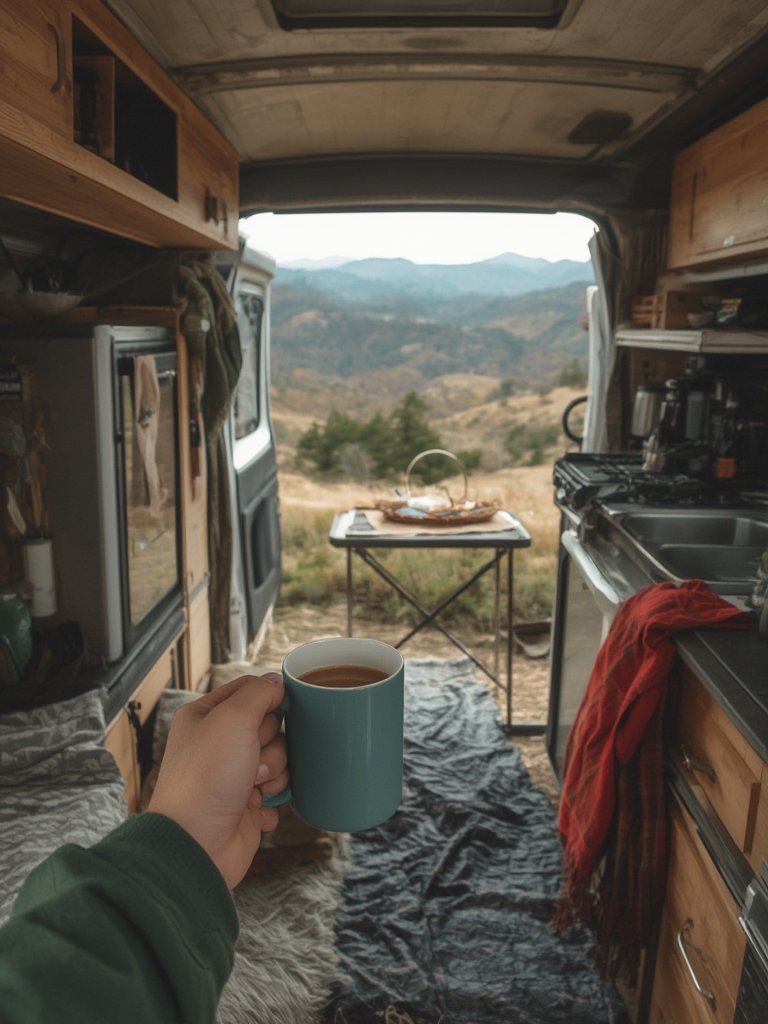 camp stove for van life - camp kitchen setup