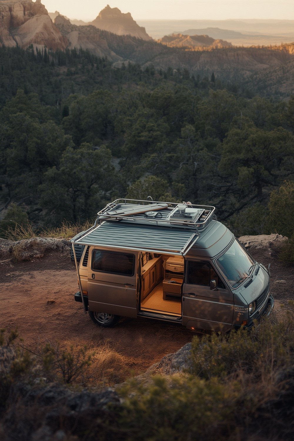 canister stove vs alcohol stove - van life camp kitchen