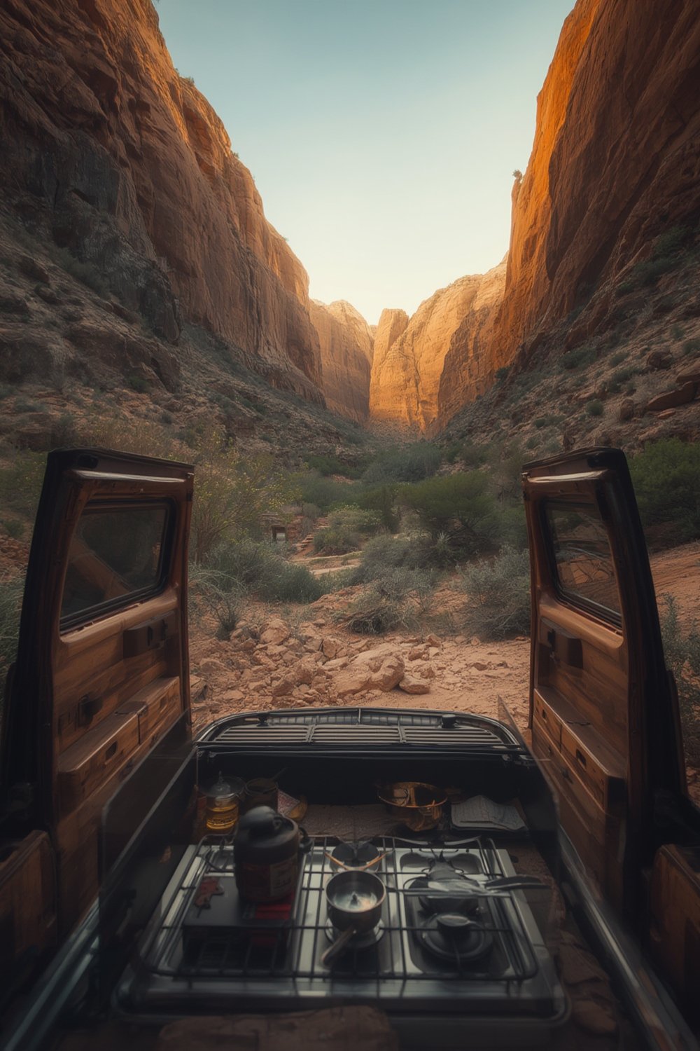 camping mug with handle - van life camp kitchen