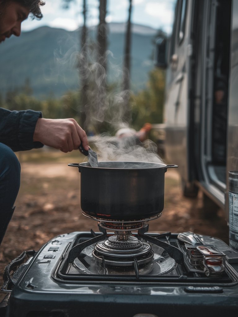 double wall camping mug - outdoor cooking