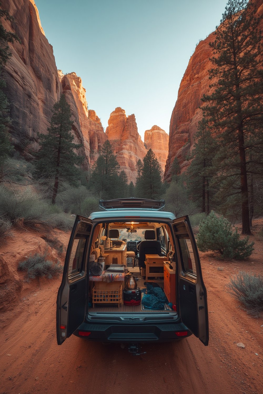 double wall camping mug - van life camp kitchen