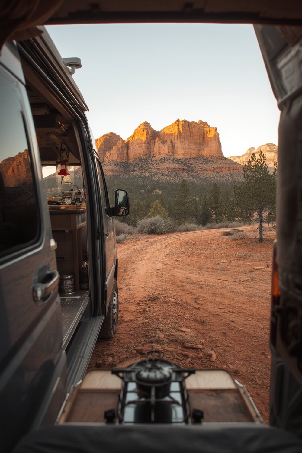 propane camp stove reviews - van life camp kitchen