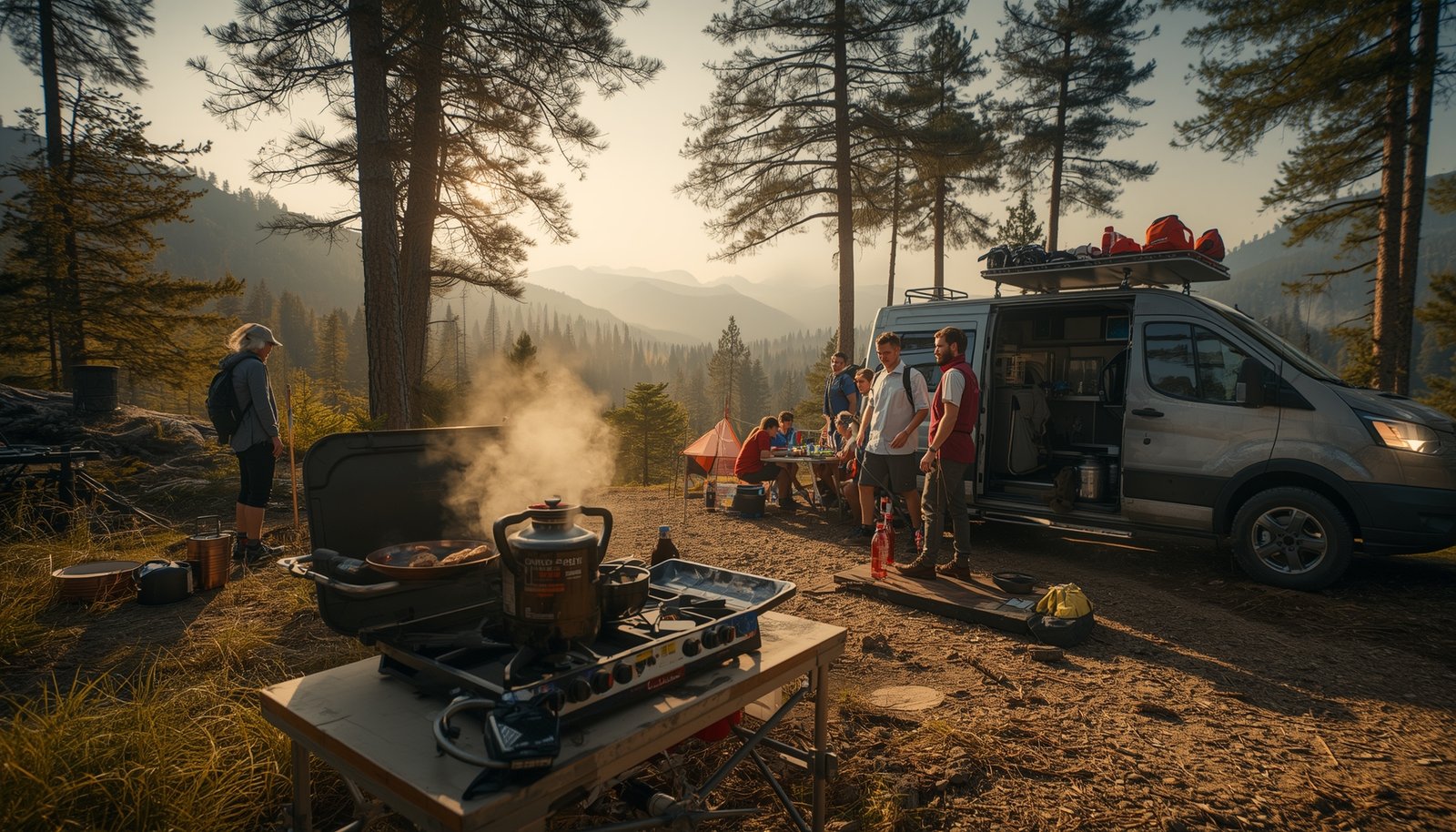 propane camp stove product view