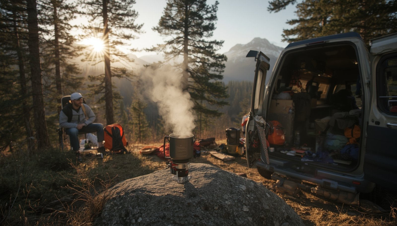 ultralight backpacking stove product view