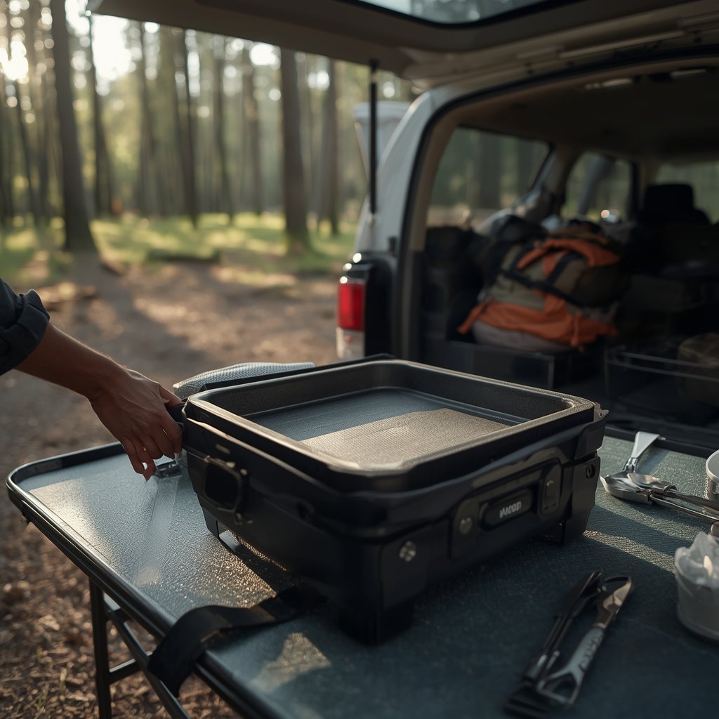griddle cover in action