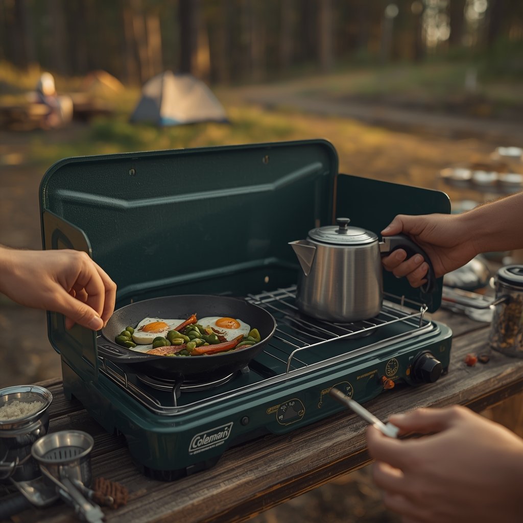 Propane Camping Stove: 2026 Honest Review - Best For Van Life 2 propane camping stove in action